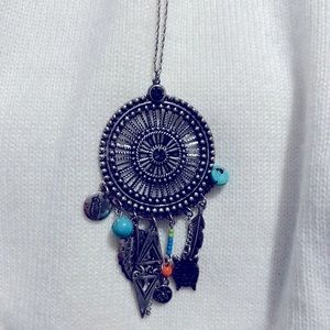 Dream catcher necklace